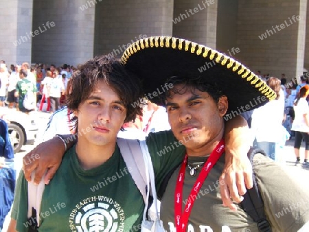 Mexican Boy with Friend