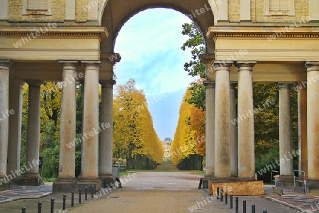 Die Orangerie im Park Sanssouci