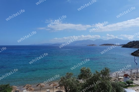 Blick auf die Havania Beach auf Kreta