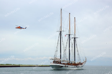 historisches Segelboot