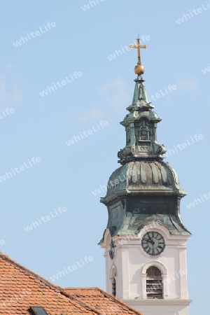 Kirchturm in Masonmagyarovoir/Ungarn
