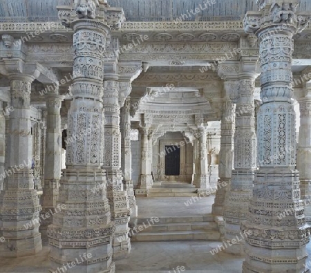 Indien, Jain Tempel bei Ranakpur