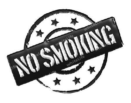 Sign and stamp for your presentation, for websites and many more named No Smoking