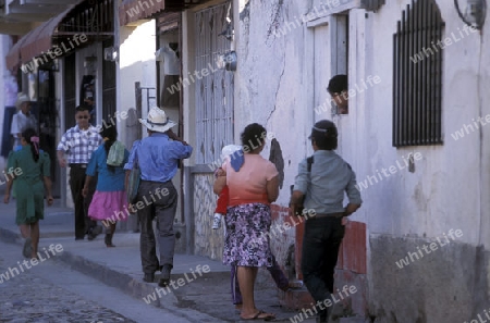 the old town of the city Copan in Honduras in Central America,