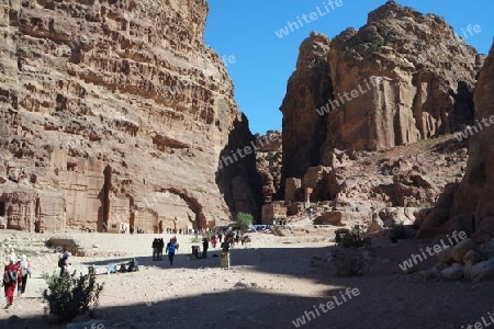 Touristenattraktion Petra, Jordanien