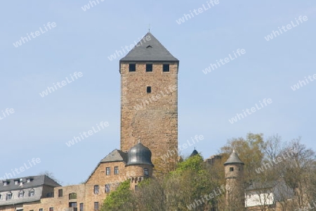 View of the castle Lichtenberg near, Thallichtenberg, Germany     Ansicht der Burg Lichtenberg bei Thallichtenberg,Deutschland