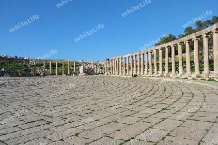 Antike Stadt Gerasa, Jerash. Jordanien
