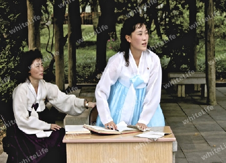Woman in North Korea