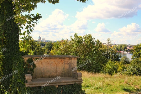 Der Blick zur Stadtmitte Potsdams
