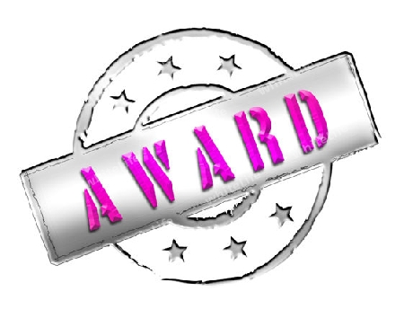 Sign, symbol, stamp or icon for your presentation, for websites and many more named AWARD