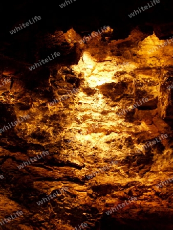 Lanzarote, Cueva Verde,Lava-Versteinerung