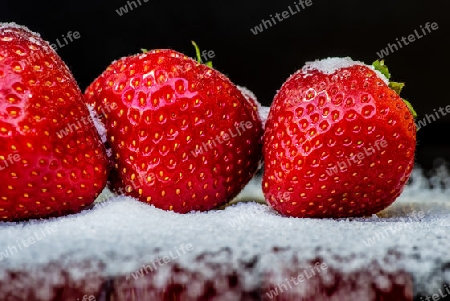 Stilleben Erdbeeren