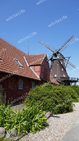 Mühle und Mühlenhaus, Fehmarn