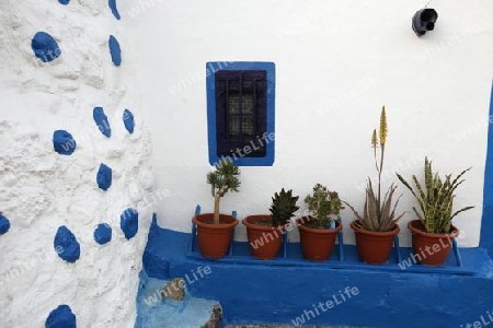 a House in the Village of Puerto de las Nieves on the Canary Island of Spain in the Atlantic ocean.