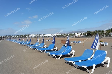 Strand in Puerto del Carmen, Lanzarote