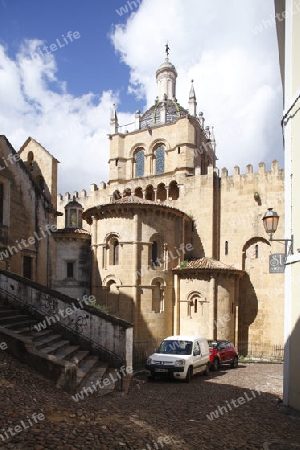Alte Kathedrale Se Velha, Altstadt,Coimbra, Beira Litoral, Regio Centro, Portugal