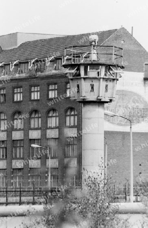 Wachtturm der Ost-Berliner Grenztruppen, 80er Jahre
