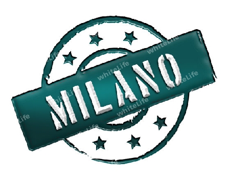 Sign and stamp for your presentation, for websites and many more named Milano
