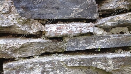 rustikale Steinwand