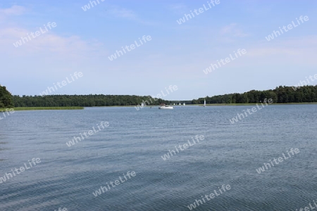 Kisajno See, auf der Wasserroute der Grossen Masurischen Seen