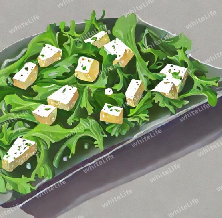 Salat mit Feta