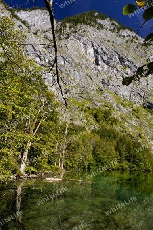 Am glasklaren Obersee im Herzen des Nationalpark Berchtesgaden