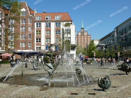 Brunnen der Lebensfreude in Rostock