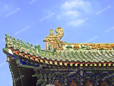 chinesisches Tempeldach    