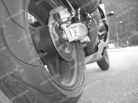Motorrad Detail Hinterreifen
