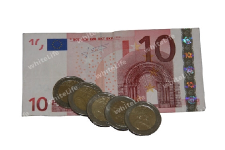 20 Euro in Scheinen und M?nzen