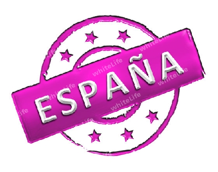 Sign and stamp named SPAIN for your presentation, for websites and many more.