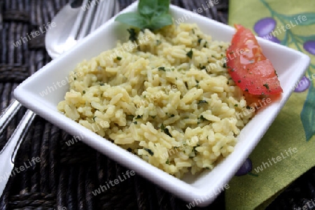 Risotto mit Spinat