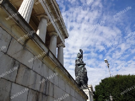 M?nchen, Ruhmeshalle mit Bavaria Statue