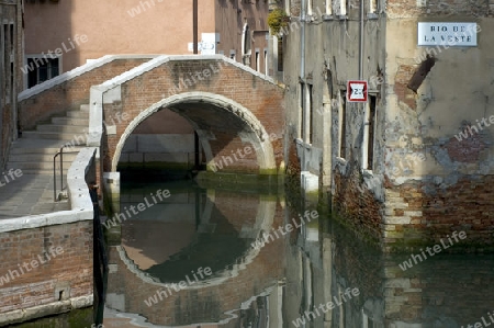 Kanalblick in der Altstadt von Venedig