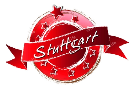 STUTTGART - Banner, Logo, Symbol im Royal Grunge Style fuer Praesentationen, Flyer, Prospekte, Internet,...