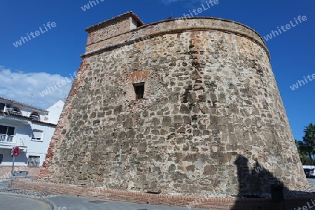 Wachturm  von La Cala de Mijas, Andalusien