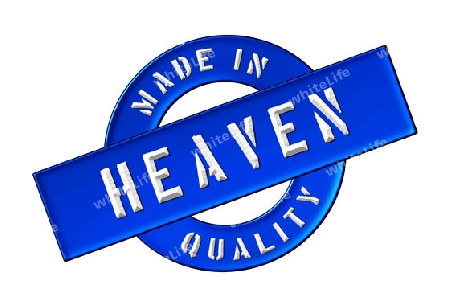 Made in Heaven - Quality seal for your website, web, presentation