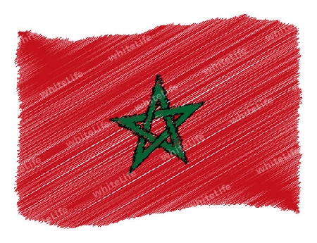 Morocco - The beloved country as a symbolic representation as heart - Das geliebte Land als symbolische Darstellung als Herz