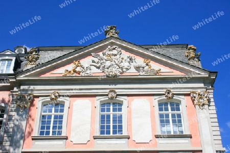 Partial view of the Electoral Palace in Trier, Germany    Teilansicht des Kurf?rstliche Palais in Trier,Deutschland