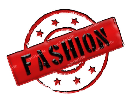 Sign and stamp for your presentation, for websites and many more named FASHION