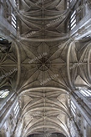 Paris - hl. Eustache gotische Kathedrale - interior