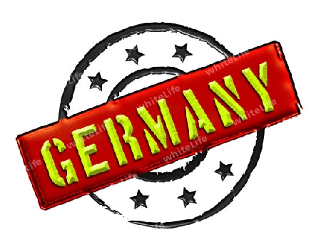 Sign and stamp named Germany for your presentation, for websites and many more.