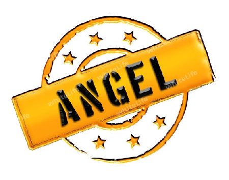 Sign, symbol, stamp or icon for your presentation, for websites and many more named ANGEL