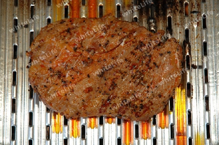 Steak auf einem Grill