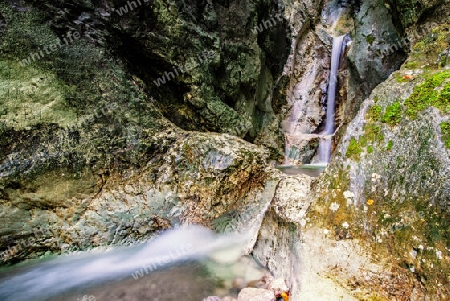 Heckenbach Wasserfall nahe Kochelsee