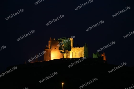Rock of Cashel bei Nacht