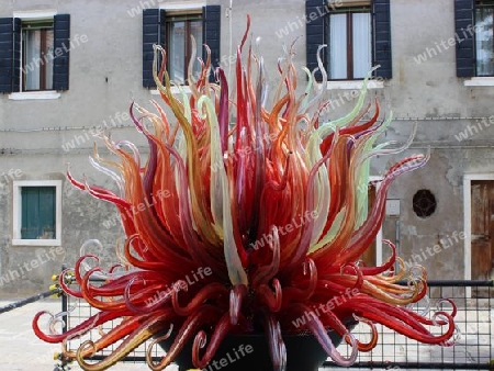 Glasskulptur auf Murano