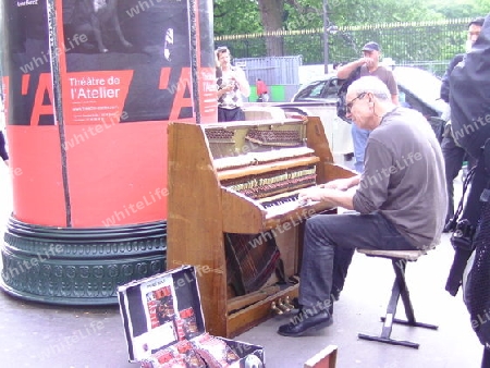 Stra?enmusiker am Boulevard St. Michel