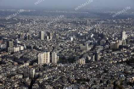 Asien, Naher Osten, Syrien, Damaskus,   Sicht ueber die Grossstadt von Damaskus der Hauptstadt von Syrien. 