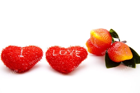 Erdbeeren mit Herz